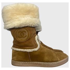 Botas Chanel camel T.36