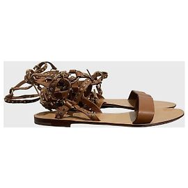 Valentino Garavani Sandali Valentino camel T.38.5