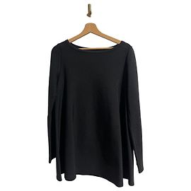 Maglione Alaïa in maglia nero a maniche lunghe XL