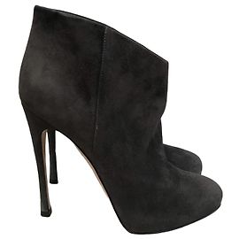 Stivali Gianvito Rossi grigi T.38