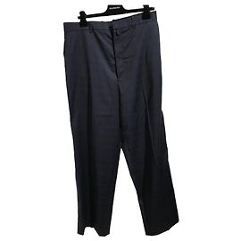 Calças Balenciaga Azul marinho T.38