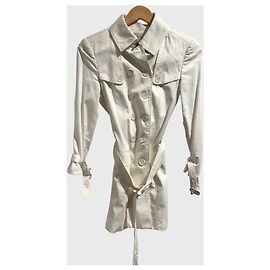 Trench Burberry branco T.34
