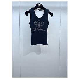 Top Balenciaga Decorato con Strass XS