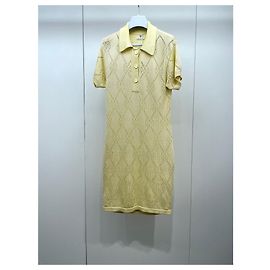Vestido Hermès de algodão bege tamanho 34