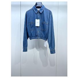 Camisa em denim Céline Azul XS