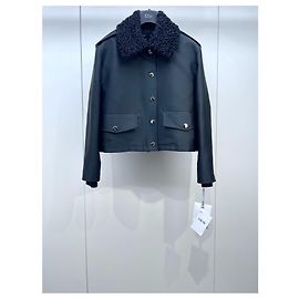 Autre Marque Abrigo Dior Verde de Algodón Conjunto de Dos Piezas Talla 36