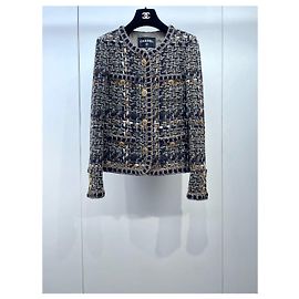 Giacca Chanel Paris-Rome in tweed taglia 34
