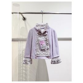 Casaco Chanel de Tweed Série Passarela Versailles Floral