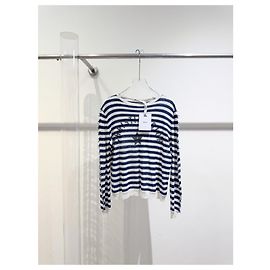 Autre Marque Top in maglia a righe Dior Lucky Star in cotone