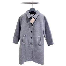 Chaqueta Miu Miu de lana gris