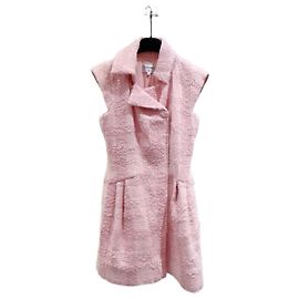 Chanel Kleid Rosa Tweed Beach Series