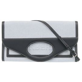 Borsa a tracolla Burberry 2-Way in tela e pelle