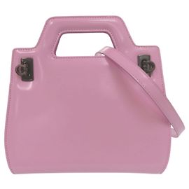 Salvatore Ferragamo Gancini Wanda Micro 2-Way Schultertasche