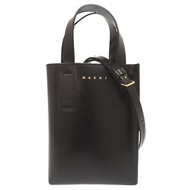 Bolso de mano Marni Museo Nano de piel negro