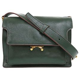 Borsa a tracolla Marni in vitello verde