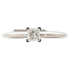 Autre Marque Tiffany & Co. Diamantbandring aus Platin 950