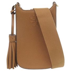 Bolso de hombro de piel para móvil Tory Burch Thea