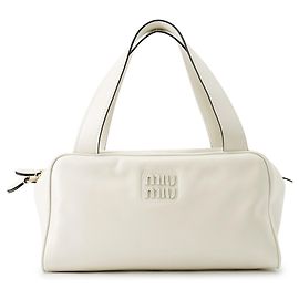 Borsa a mano Miu Miu Miu Bowling in pelle