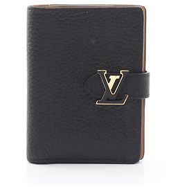 Portafoglio Louis Vuitton LV Vertical Wallet Compact Noir Bi-fold Wallet