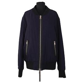 Ami Jacke aus Wolle marineblau