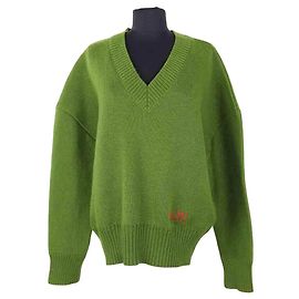 Camisola Ami de lã verde homem M