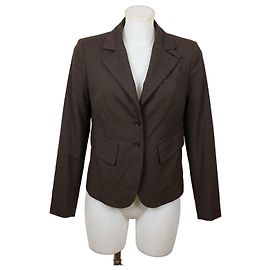 Chaqueta de lana Patrizia Pepe marrón