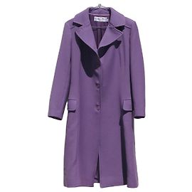 Abrigo Christian Dior Lana Lavanda John Galliano 2009