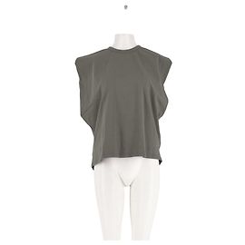 Autre Marque Top de algodón caqui THE FRANKIE SHOP
