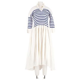Autre Marque Vestido MII de algodón blanco S