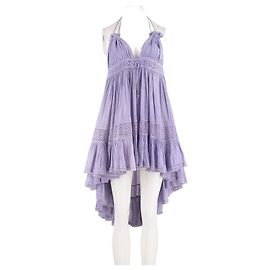 Autre Marque SUNDAY Leinenkleid Lila
