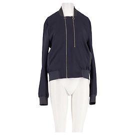 Giacca bomber Paul Smith in lana blu navy