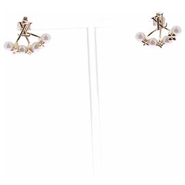 Louis Vuitton Brincos Minigram Pearls