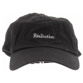 Autre Marque REALISATION Black Cotton Cap