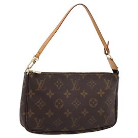 LOUIS VUITTON Monogram Pochette Accessoires Pouch M51980 LV