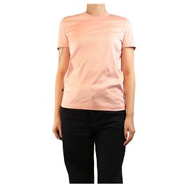 Loro Piana Camiseta de algodón rosa - size UK 12