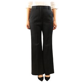 Sportmax Weite Hose mit schwarzen Streifen - size UK 10