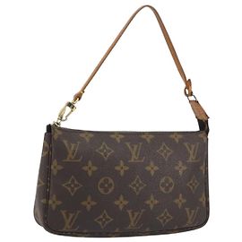 LOUIS VUITTON Monogram Pochette Accessoires Pouch M51980 LV