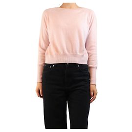 Autre Marque Pull en cachemire rose - taille M