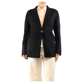 Vanessa Bruno Black wool-blend jacket - size UK 10