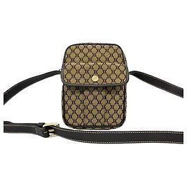 Céline Celine Vintage Macadam Blazon Triomphe Shoulder Bag
