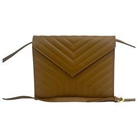 Borsa a tracolla/Pochette in pelle Yves Saint Laurent Vintage Y-Stitch