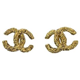 Orecchini a clip Chanel Vintage Coco Mark motivo lava