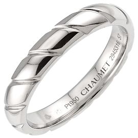 Anello Fascia Torsade in Platino Chaumet