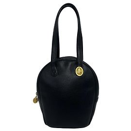 Borsa in pelle Christian Dior Vintage con logo CD