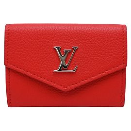 Louis Vuitton Portefeuille Lock Mini Tri-fold Wallet