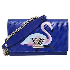 Louis Vuitton Portefeuille Twist Chain Flamingo Long Wallet