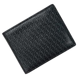 Portafoglio bi-fold Fendi in pelle nera