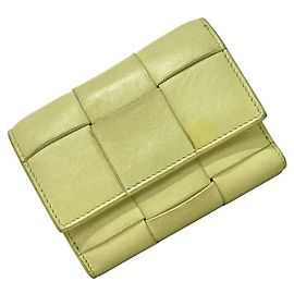 Bottega Veneta Leder Tri-fold Geldbörse