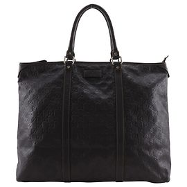 Mala de Viagem Boston Gucci em couro marrom