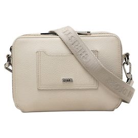 Bolso de hombro Christian Dior de piel marfil